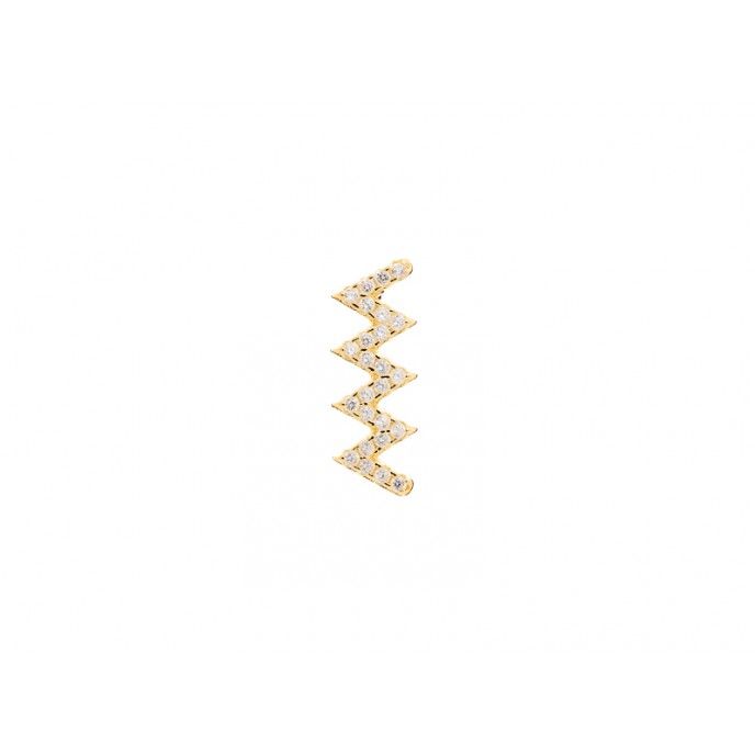 PENDIENTES EARCUFF ZIGZAG