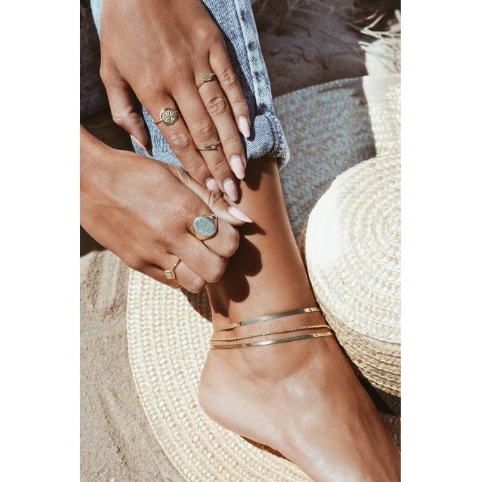 SILVER FOOT BRACELET