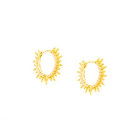 PENDIENTES DE ARO SOL