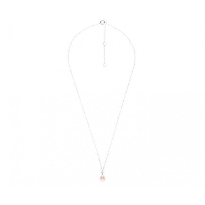 PEARL AND ZIRCON NECKLACE