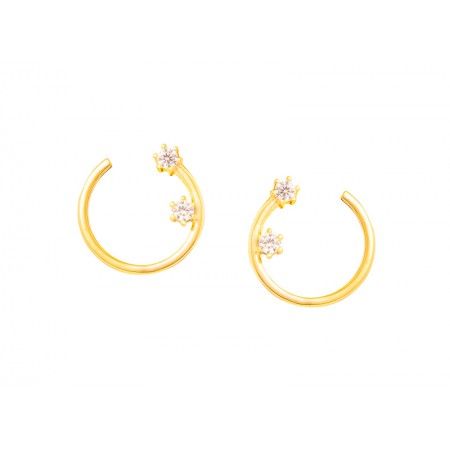 SHINY CIRCLE EARRING