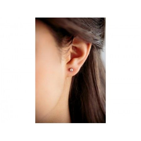 BALL EARRINGS 4MM