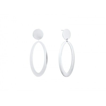 OVAL AND CIRCLE EARRINGS