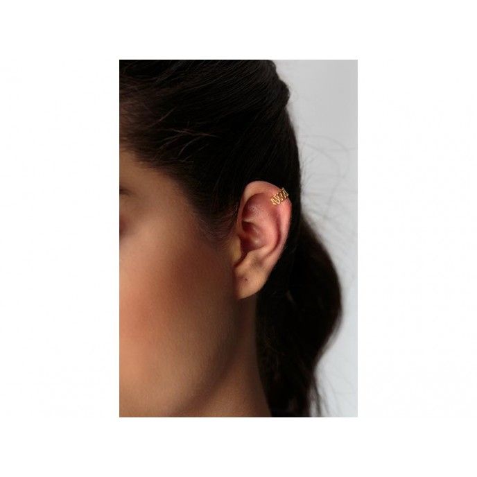 EAR CUFF CORRUGADO