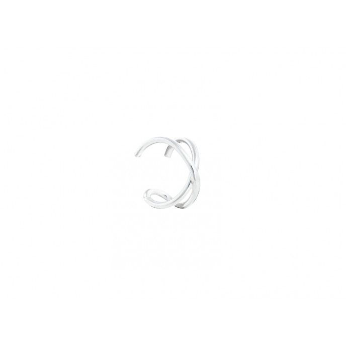 CROSSED EAR CUFF
