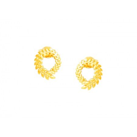 LEAF SHAPED EARRINGS