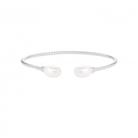 CUFF WITH 2 PEARLS