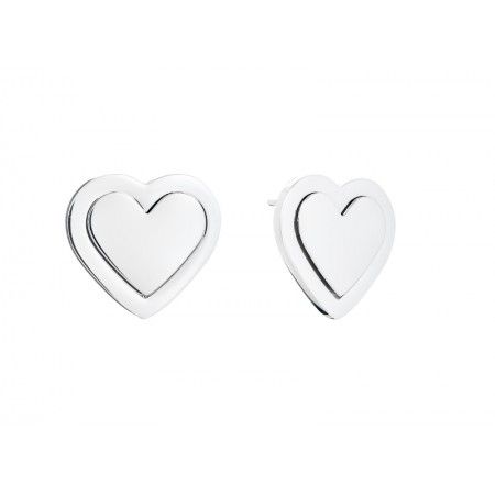 HEART STEEL EARRINGS