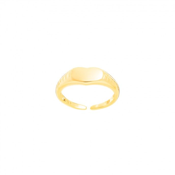 SIGNET HEARTH RING