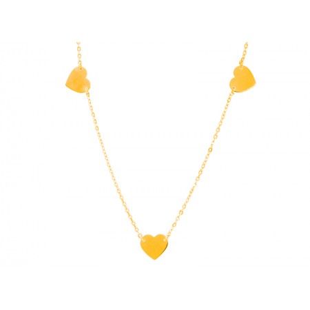 GARGANTILLA CON TRES CORAZONES GARGANTILLA CON TRES CORAZONES