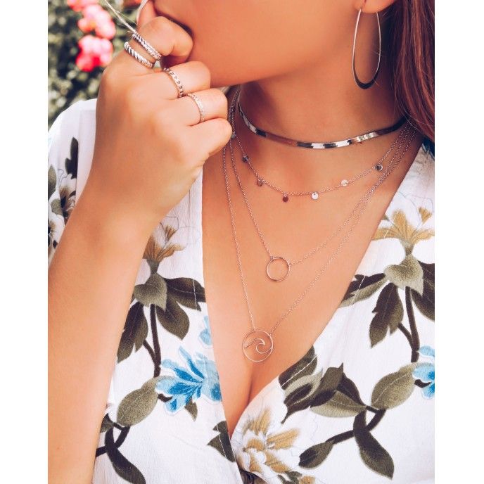 CO CHOKER 8MOEDAS PISO 4MM