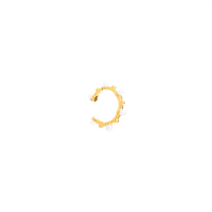 UNIDAD BOLAS EARCUFF + PERLAS