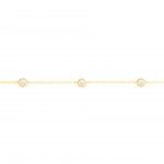 Gold Plated Silver - Zircon
