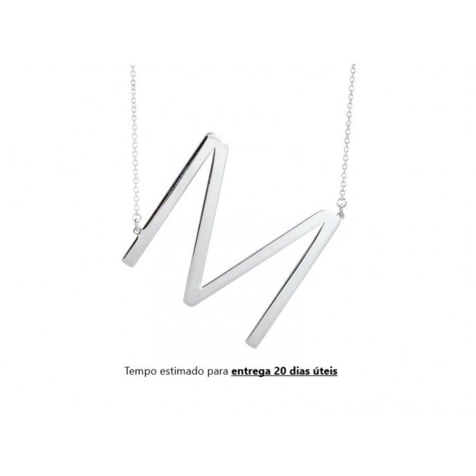 BIG LETTER NECKLACE
