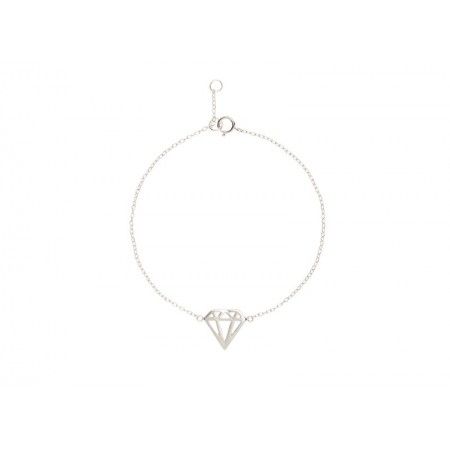 PULSERA PLATA DIAMANTE