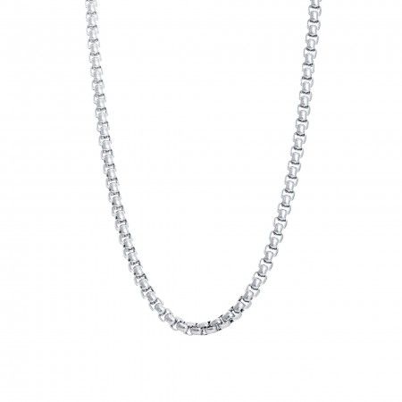 5MM STEEL WIDE CHAIN NECKLACE