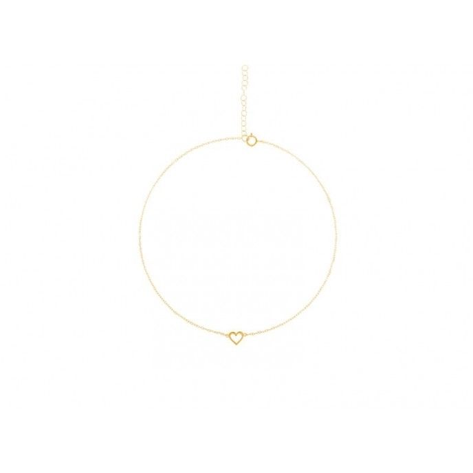 OPEN HEART BRACELET AND 6 * 10MM