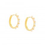 Gold Plated Silver - Zircon
