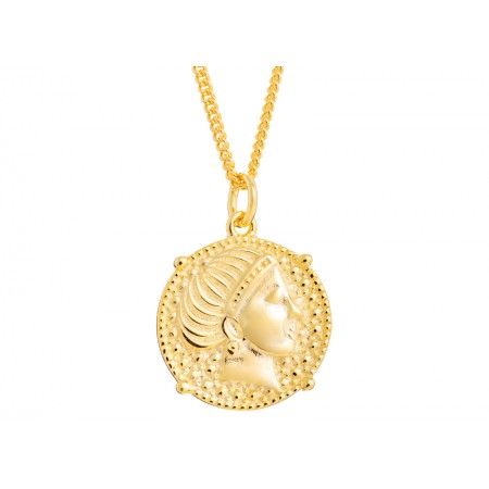 SILVER NECKLACE WITH COIN SILVER NECKLACE WITH COIN