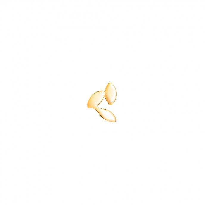 3 LEAF SILVER EARRING