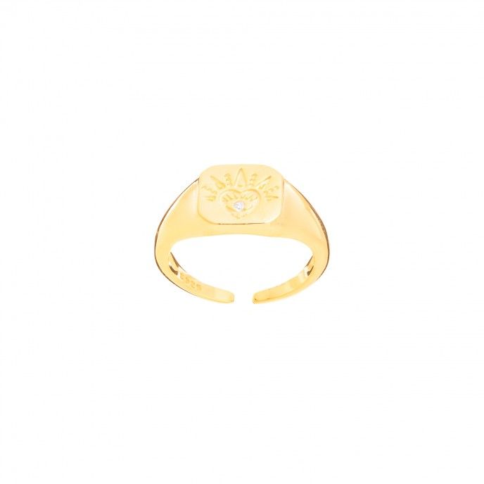 ANILLO AJUSTABLE CON SELLO