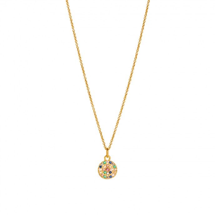 COLLAR CON RUEDA BRILLANTE