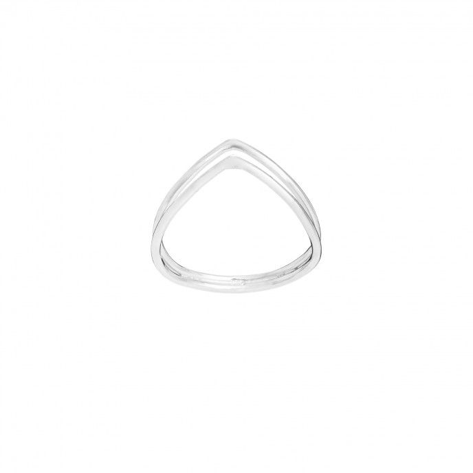 DOUBLE SILVER RING