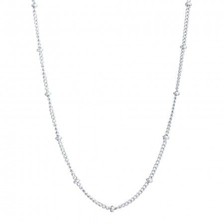 BEADS STEEL NECKLACE 50CM