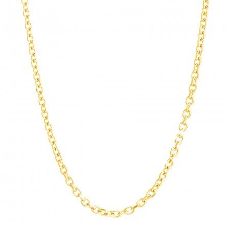 THIN MESH STEEL CHAIN NECKLACE 50CM THIN MESH STEEL CHAIN NECKLACE 50CM