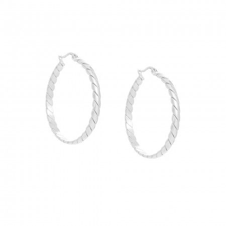 TWISTED STELL HOOPS