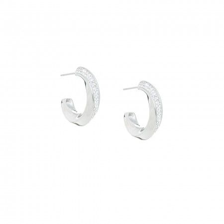 TWISTED STELL HOOPS