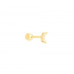 Gold Plated Silver - Zircon