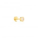 Gold Plated Silver - Zircon