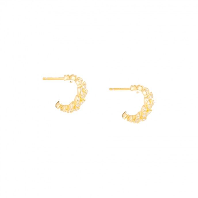 BRILLIANT SILVER HOOPS