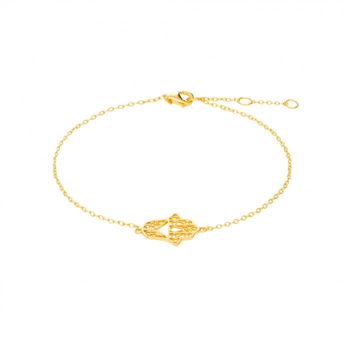 HAND OF FATIMA SILVER BRACELET