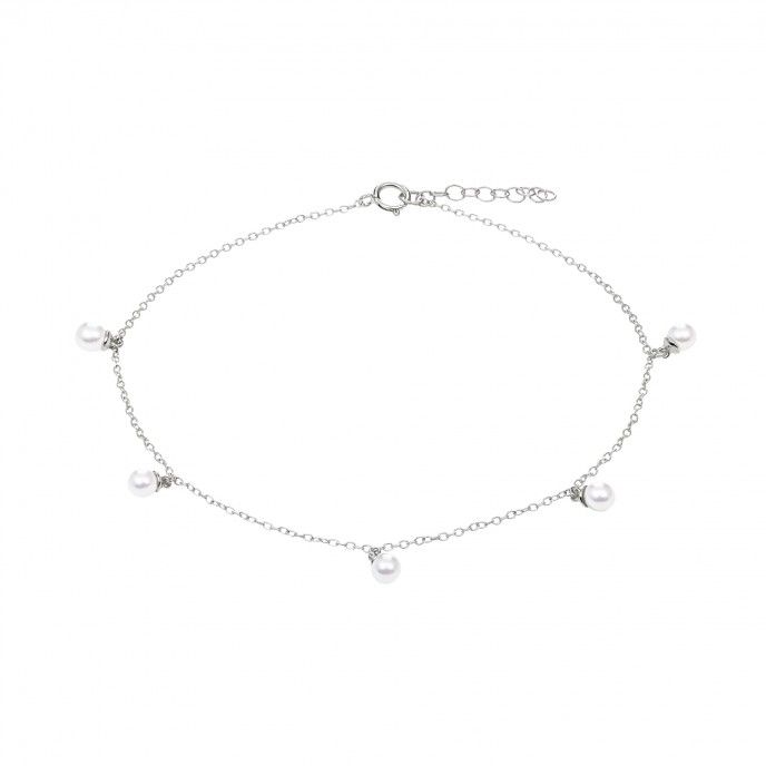 PULSERA DE PERLAS PARA EL PIE