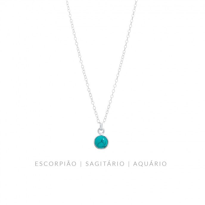 COLLAR DE PIEDRA CON SIGNO