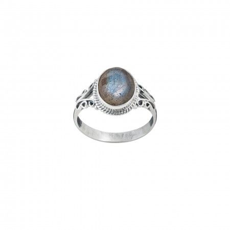 ANILLO DE PIEDRA OVALADO