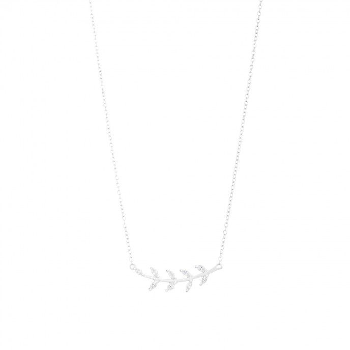 SHINY LEAF NECKLACE