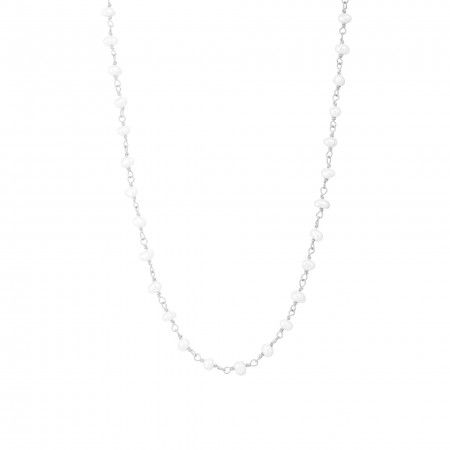 CHOKER SILVER PEARLS