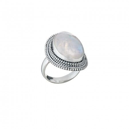 ANILLO DE PIEDRA OVALADO