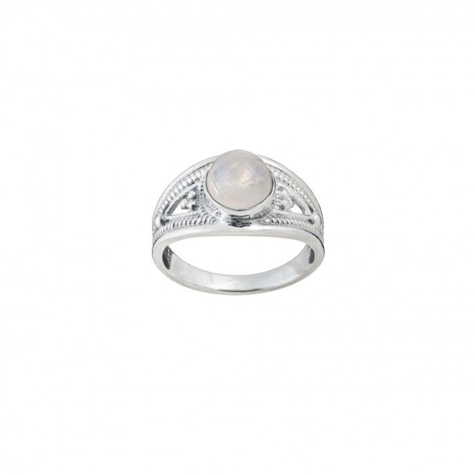 ANILLO CON PIEDRA REDONDA