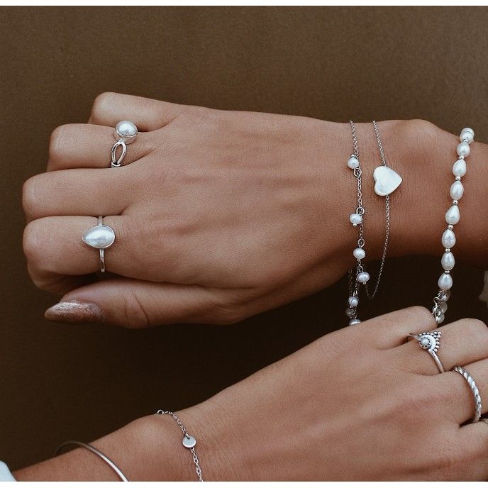 STONE SILVER RING
