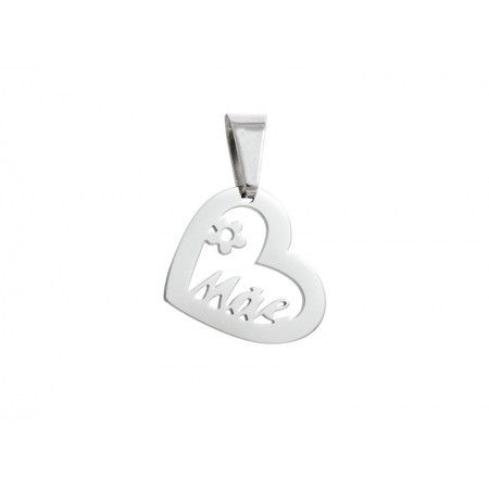 MOTHER HEART STEEL PENDANT