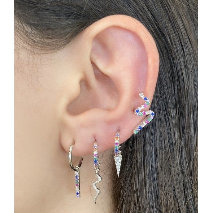 CURVE EARRINGRVED EARRING