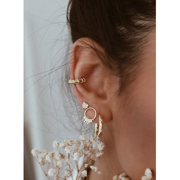 BRILLIANT SILVER HOOPS