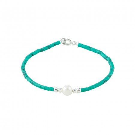TUBES AND PEARL BRACELET TUBES AND PEARL BRACELET