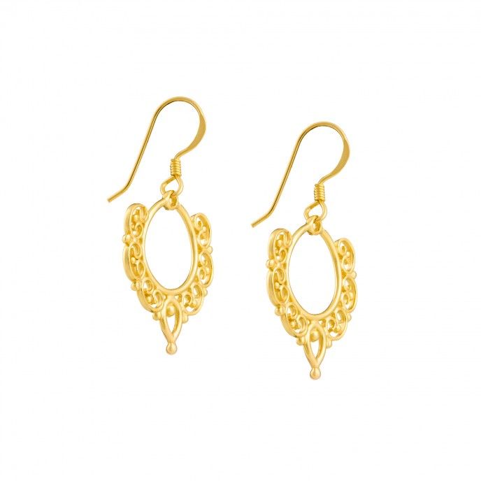 WORKED EARRINGS
