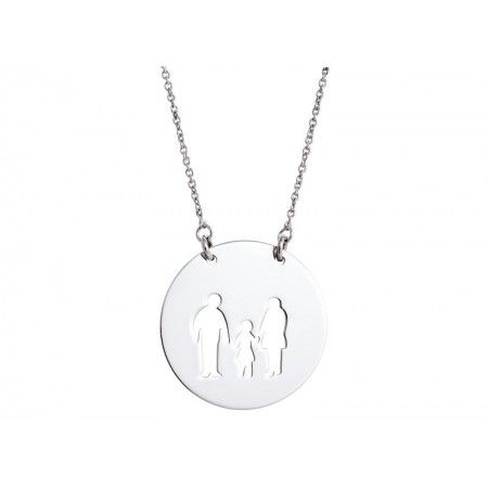 COLLAR DE PLATA FAMILIA CON NIÑA COLLAR DE PLATA FAMILIA CON NIÑA