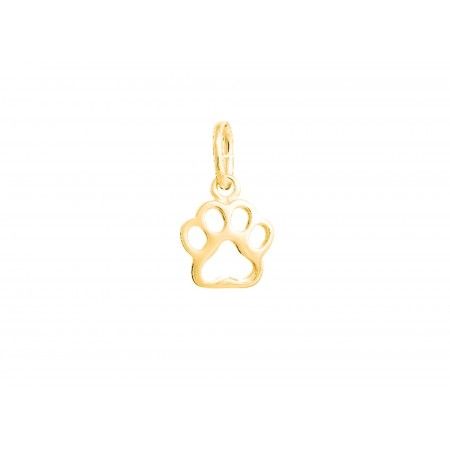 PAW SHAPED SILVER PENDANT 1CM